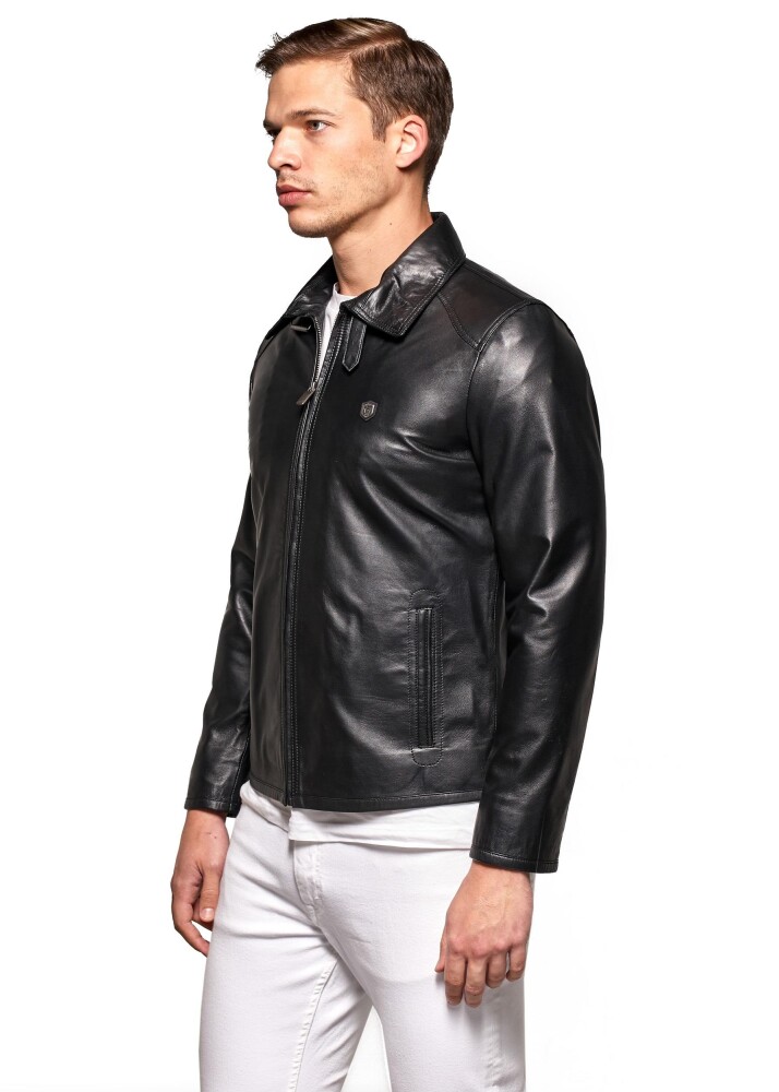 THIBAULT CLASSIC CUT MEN'S LEATHER JACKET - 2